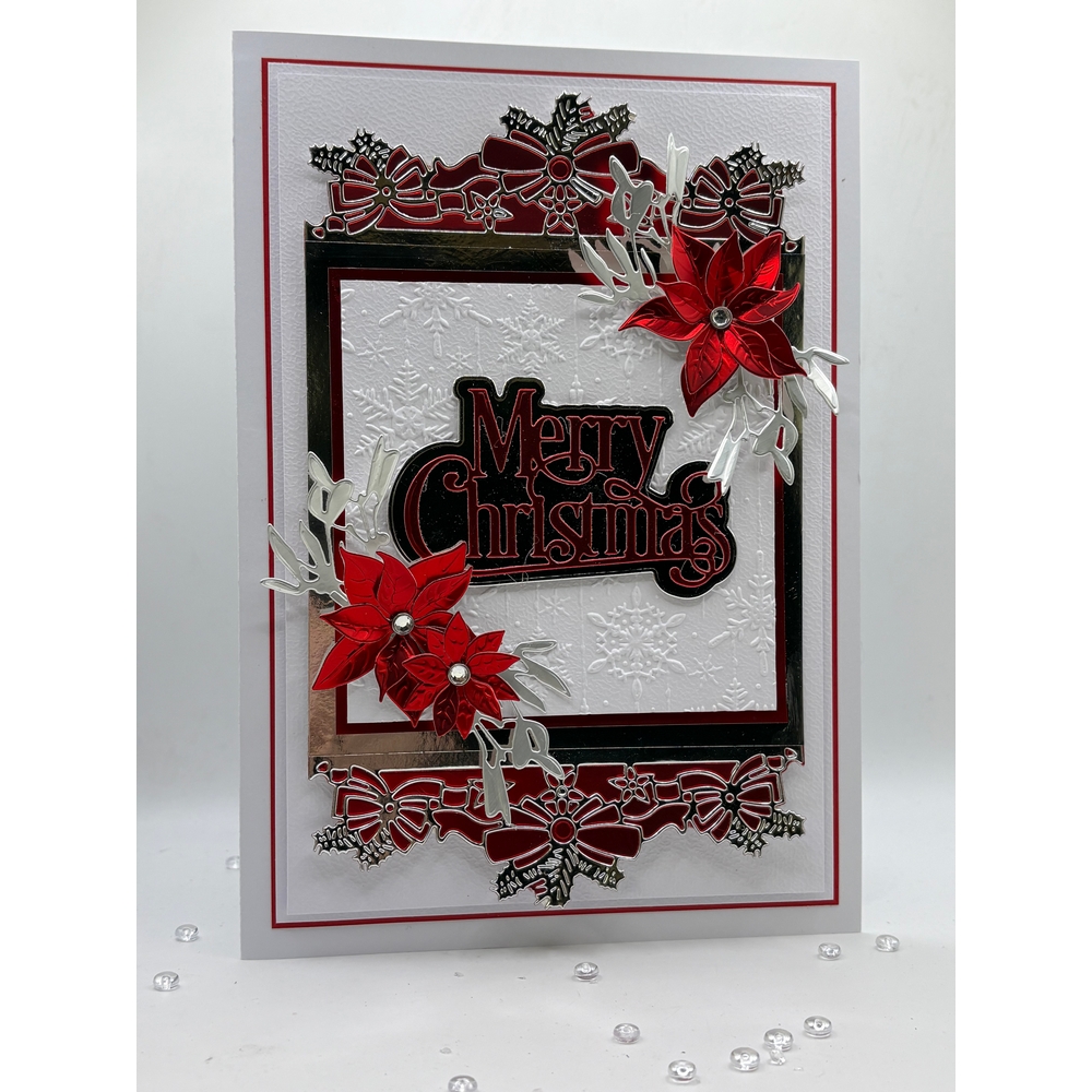 Joy Craft Cutting Stencil - Bowborder Christmas
