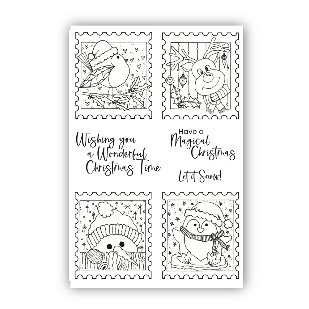 Julie Hickey Designs Christmas Cuties A6 Stamp Set
