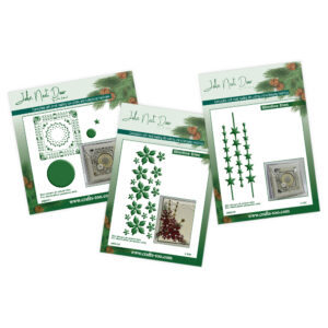 John Next Door - Circle Stars Die Set, Slimline Poinsettia & Shooting Stars