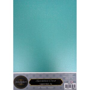 Jamie Rodgers Crafts - Sparkeluxe  Lagoon Opal Card 300gsm A4 10 Sheets