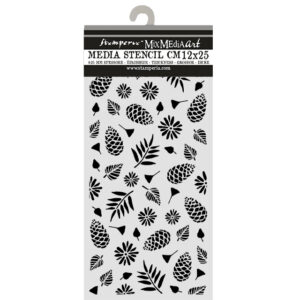 Stamperia - Classic Christmas - Christmas Pinecones Pattern Stencil (12x25cm)