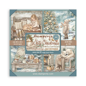 Stamperia - White Christmas - 12"x12" Single Faced Scrapbooking Pad