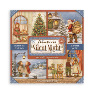 Stamperia - Silent Night 12"x12" Single Faced Scrapbooking Pad