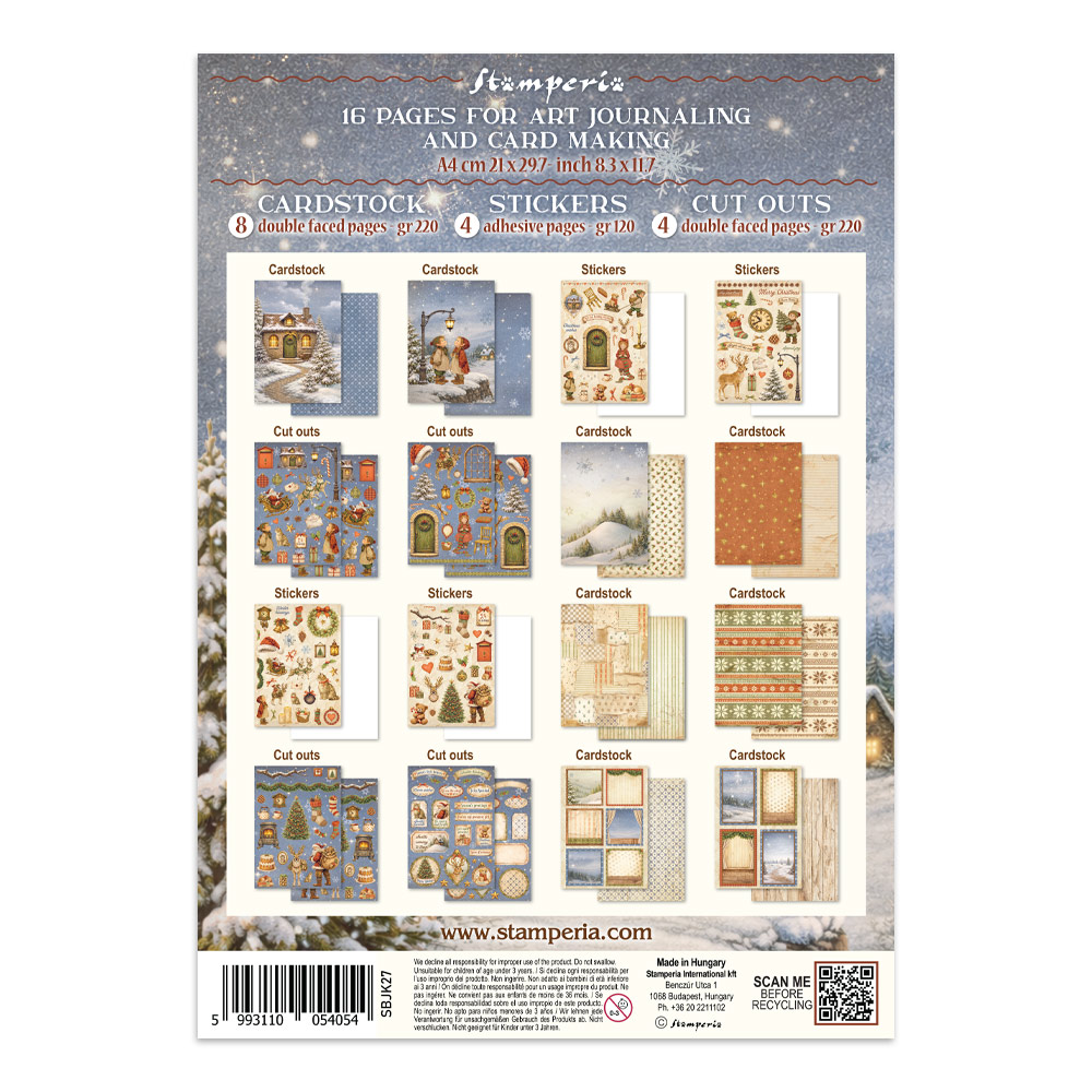 Stamperia - Silent Night Junk Journal