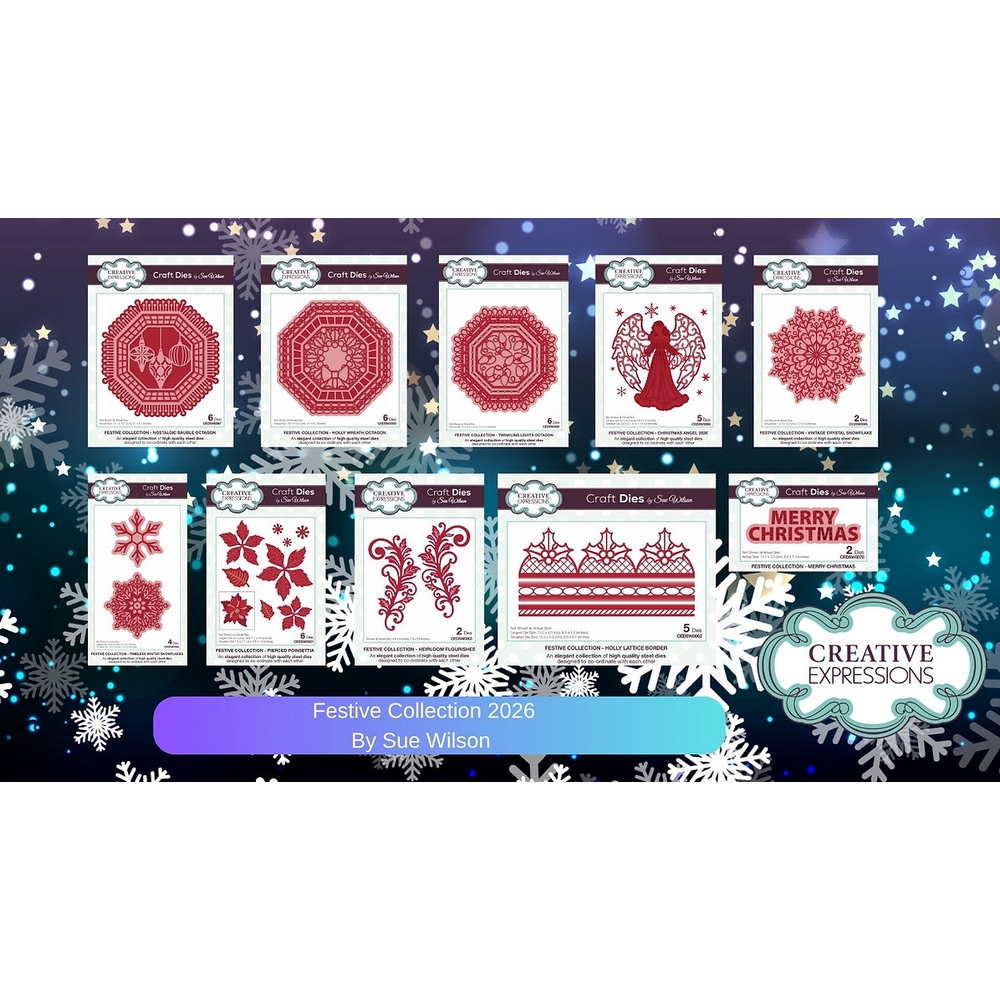 Sue Wilson Festive Collection Craft Die Bundle