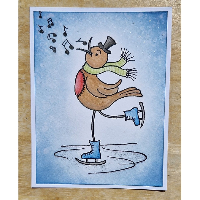 Woodware Bob A6 Clear Stamp Set
