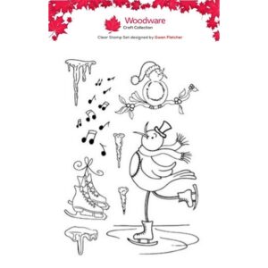 Woodware Bob A6 Clear Stamp Set