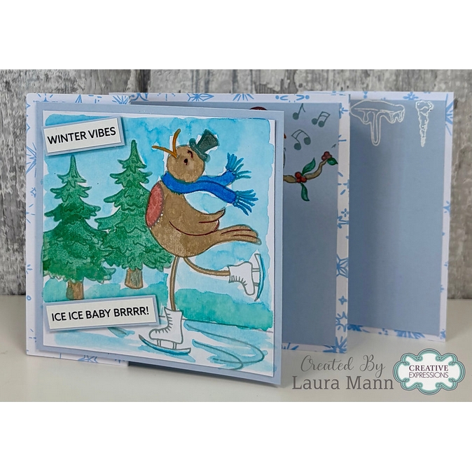 Woodware Bob A6 Clear Stamp Set - Image 3