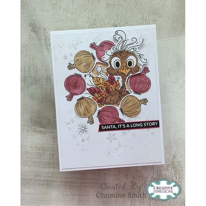 Woodware Geoff A6 Clear Stamp Set