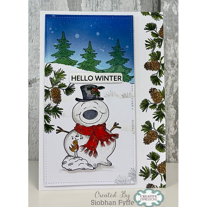 Woodware Puddles A6 Clear Stamp Set - Image 2