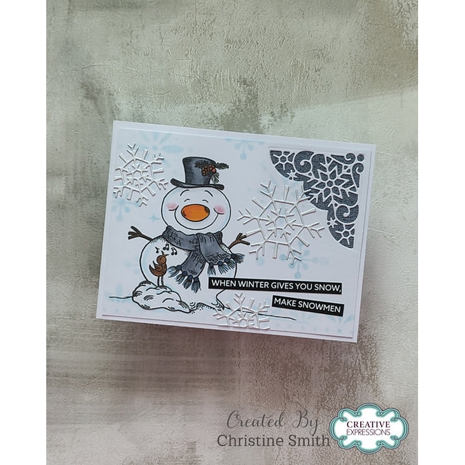 Woodware Puddles A6 Clear Stamp Set