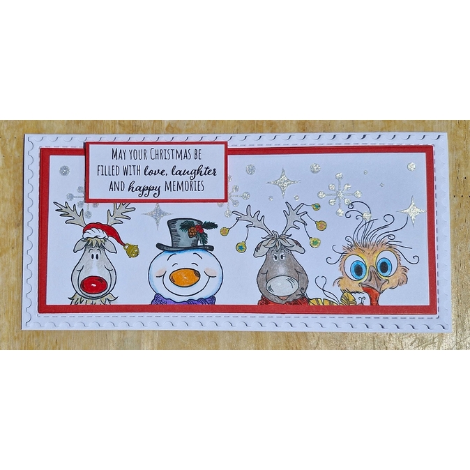 Woodware Roxy A6 Clear Stamp Set - Image 2