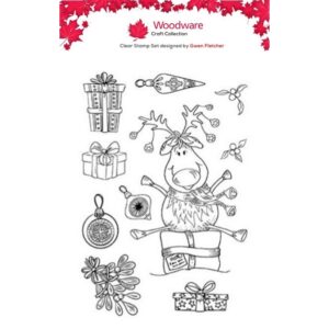 Woodware Roxy A6 Clear Stamp Set