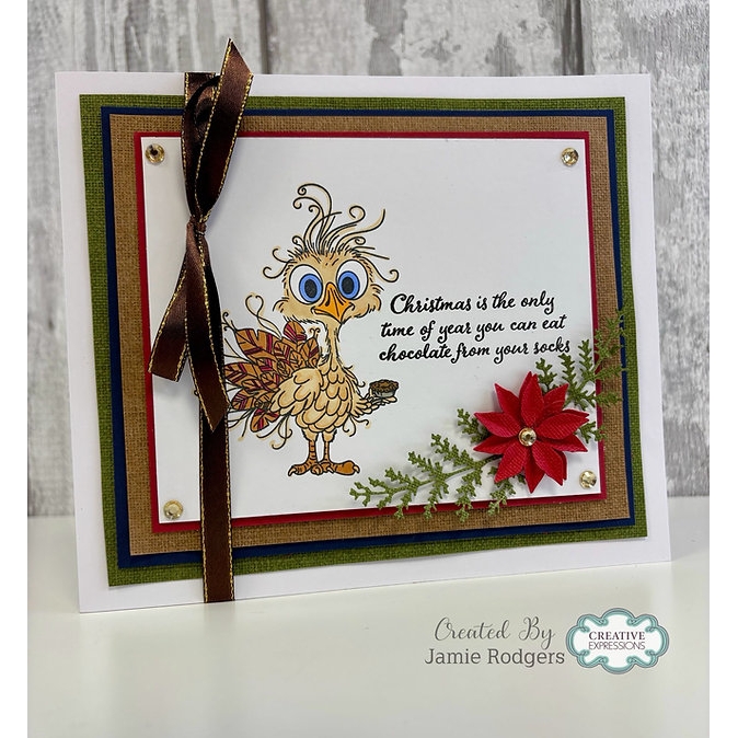 Woodware Santa Knows Best A6 Clear Stamp Set - Image 5