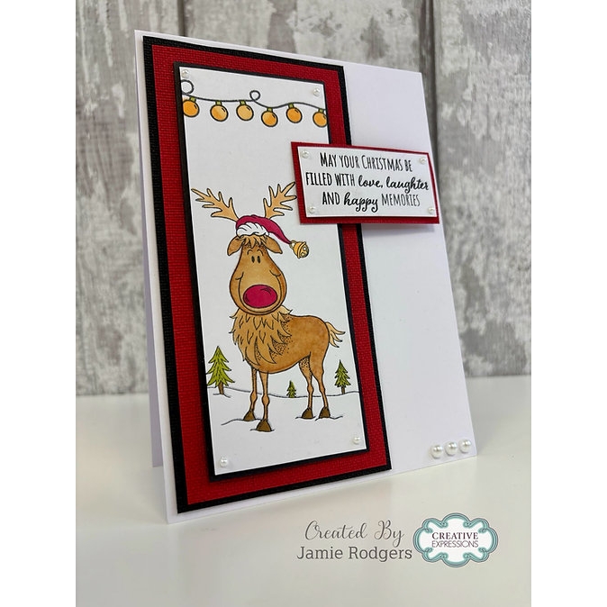 Woodware Festive Garlands A6 Clear Stamp Set - Image 6