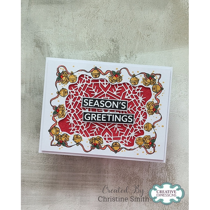 Woodware Festive Garlands A6 Clear Stamp Set - Image 4