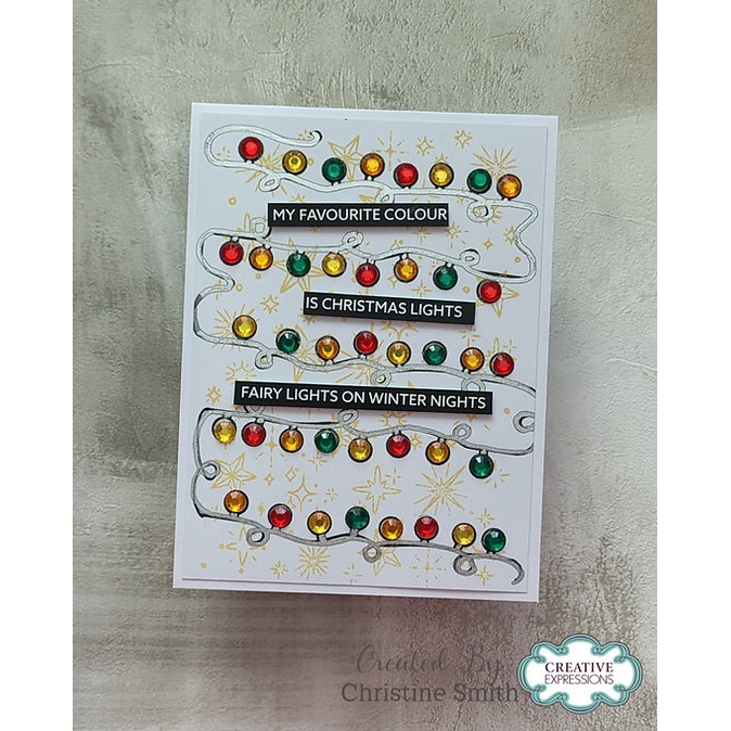 Woodware Festive Garlands A6 Clear Stamp Set