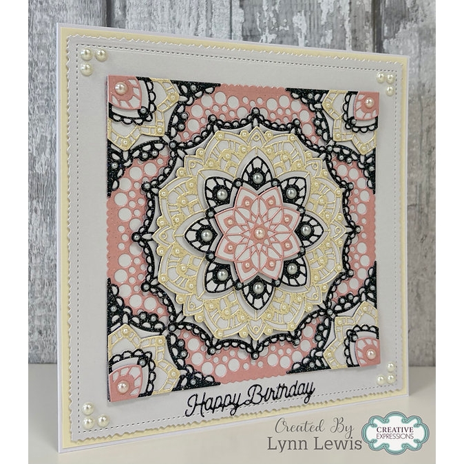 Creative Expressions Mandala Background & Corners Die Set