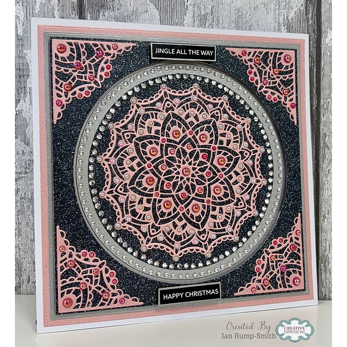 Creative Expressions Mandala Background & Corners Die Set - Image 8