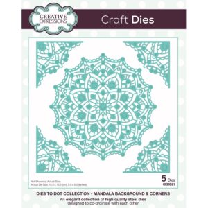 Creative Expressions Mandala Background & Corners Die Set