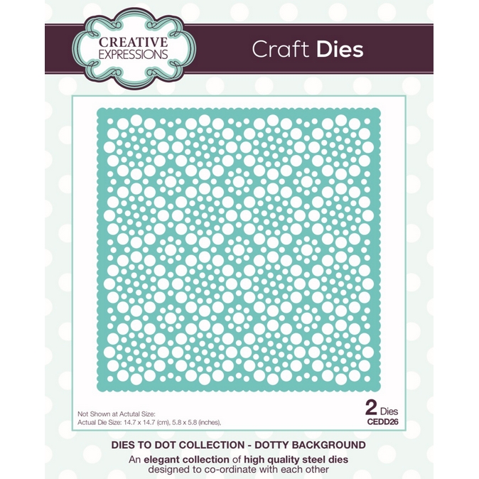 Creative Expressions Dotty Background Die Set
