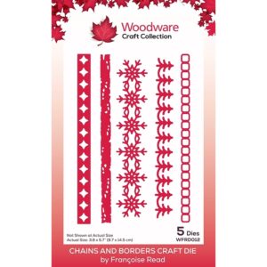 Woodware Chains and Borders Craft Die Set