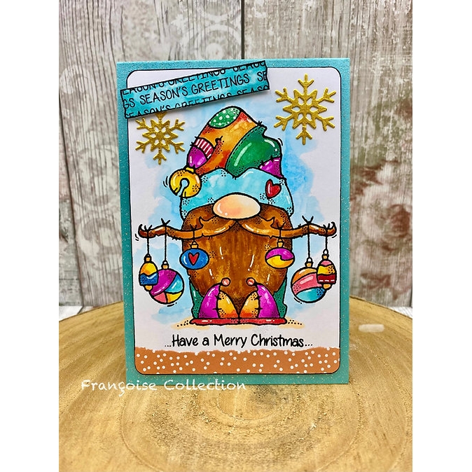 Woodware Elf Costume A6 Clear Stamp Set