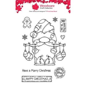 Woodware Elf Costume A6 Clear Stamp Set