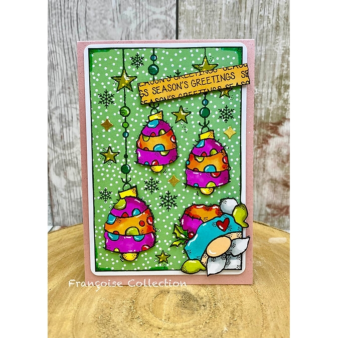 Woodware Jingle Bells A6 Clear Stamp Set