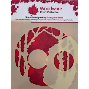 Woodware Moonlit Forest 6x6" Layering Stencil