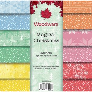 Woodware Magical Christmas 8x8" Paper Pad