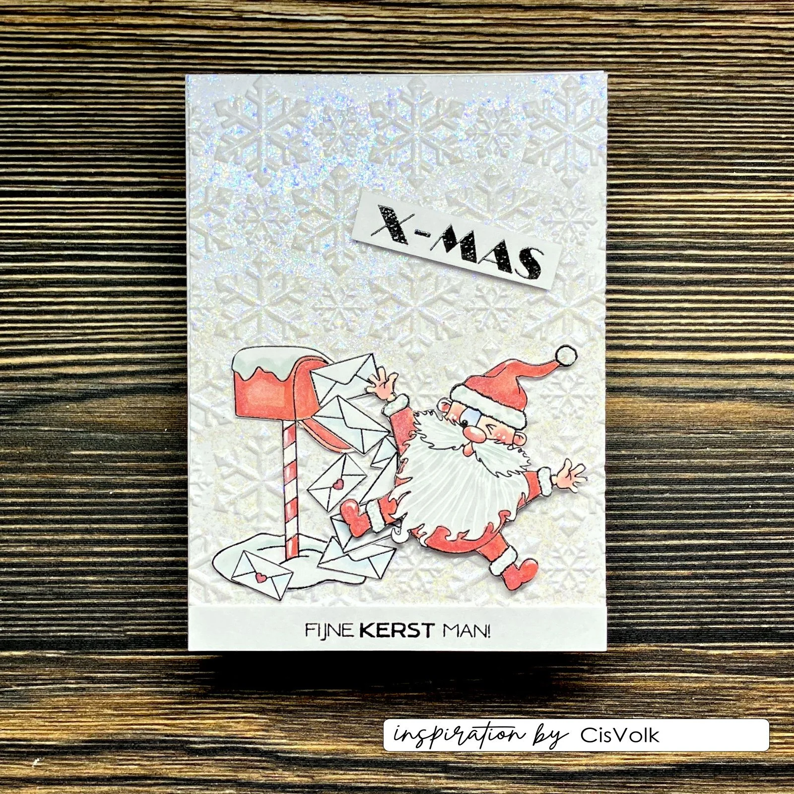 Vaessen Creative Embossing Folder by Carla Creates Christmas Ice Stars 5.9x5.9" - Image 3