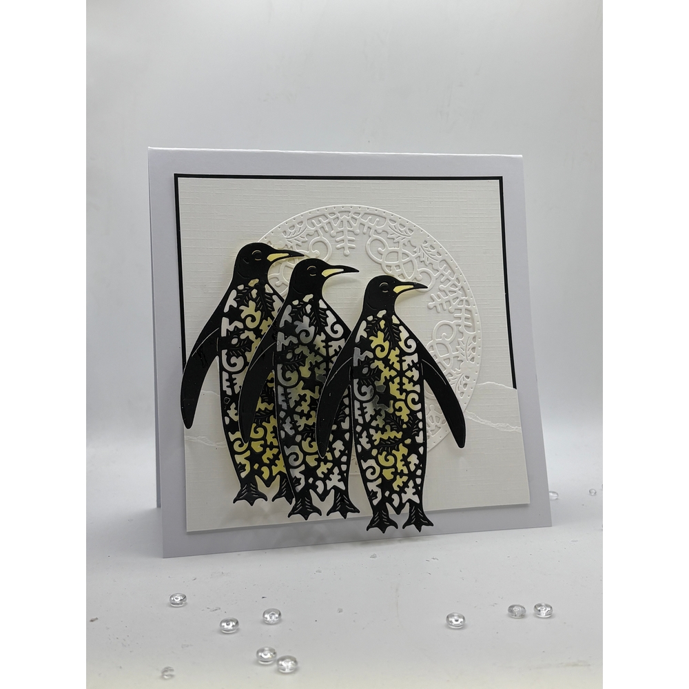 Sweet Dixie Filigree Penguin die set