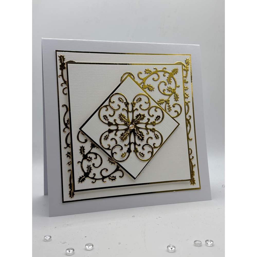 Sweet Dixie Holly & Swirl Embellishment die set