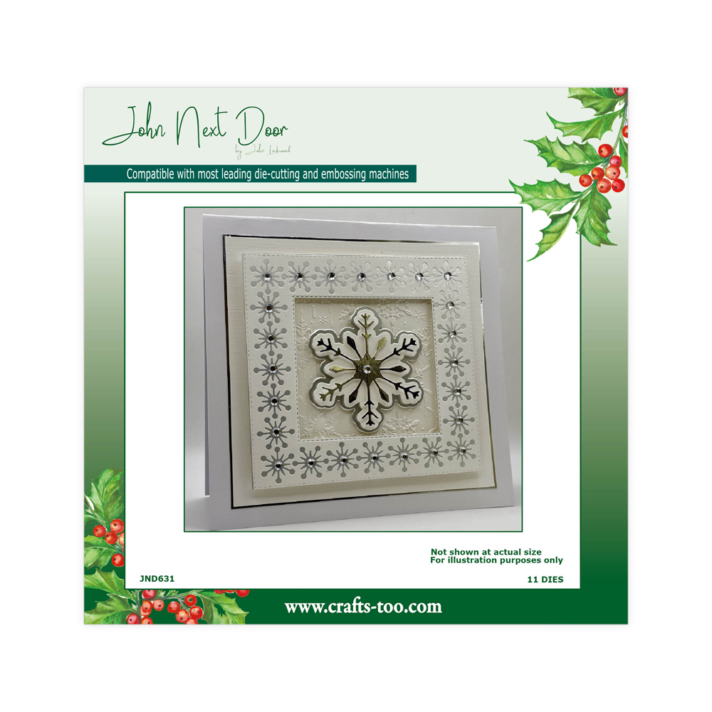 John Next Door - Retro Snowflake Frame