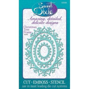 Sweet Dixie Christmas Tree Frame Nesting die set