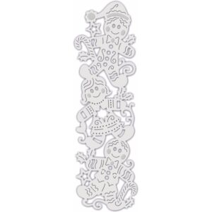 Sweet Dixie Gingerbread People Border die set