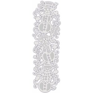 Sweet Dixie Snowmen Border die set