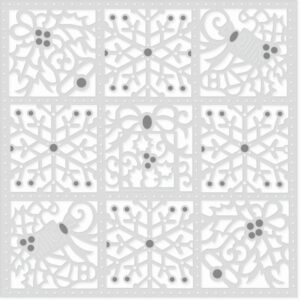 Sweet Dixie Christmas Block Background die set