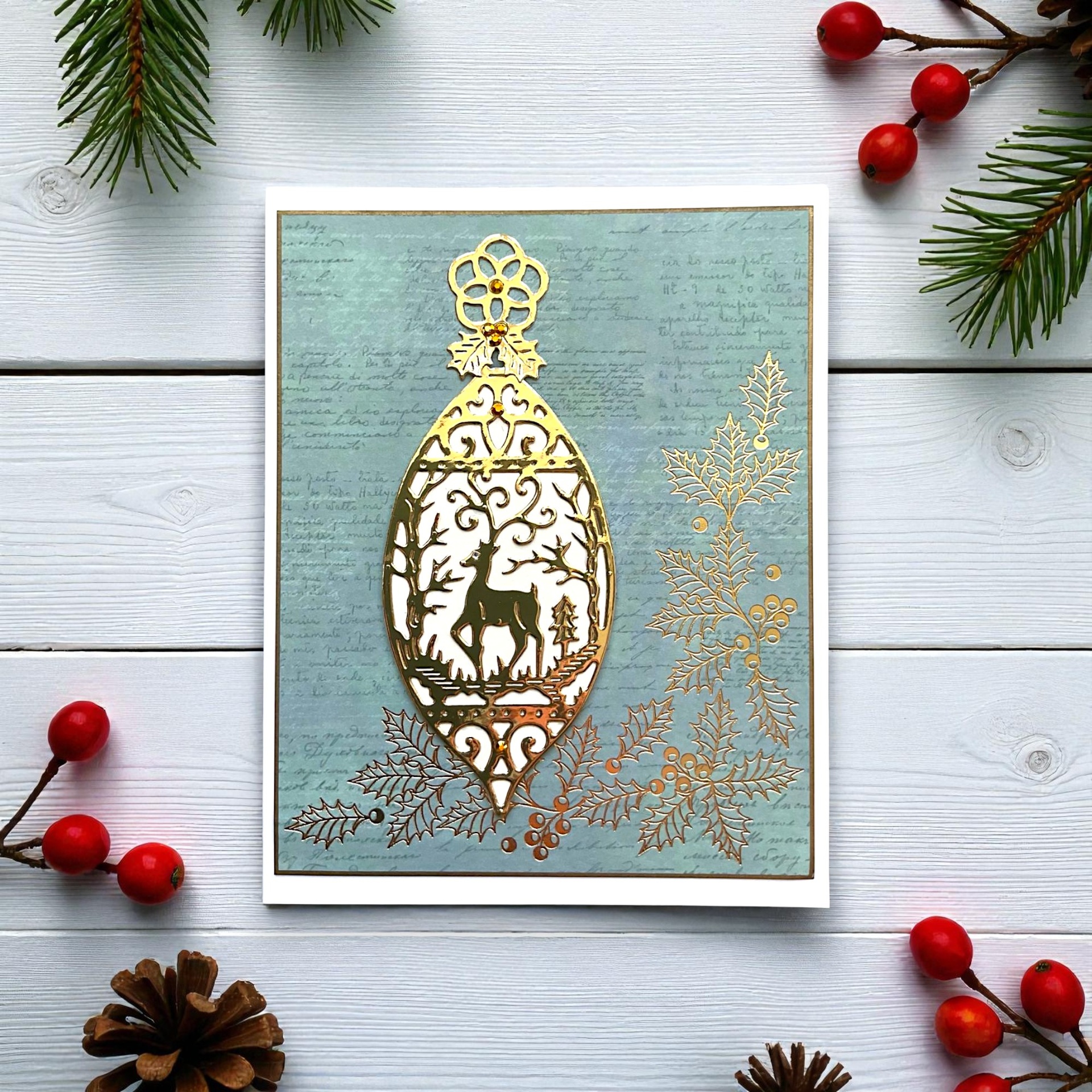 Sweet Dixie Deer Bauble die set - Image 2