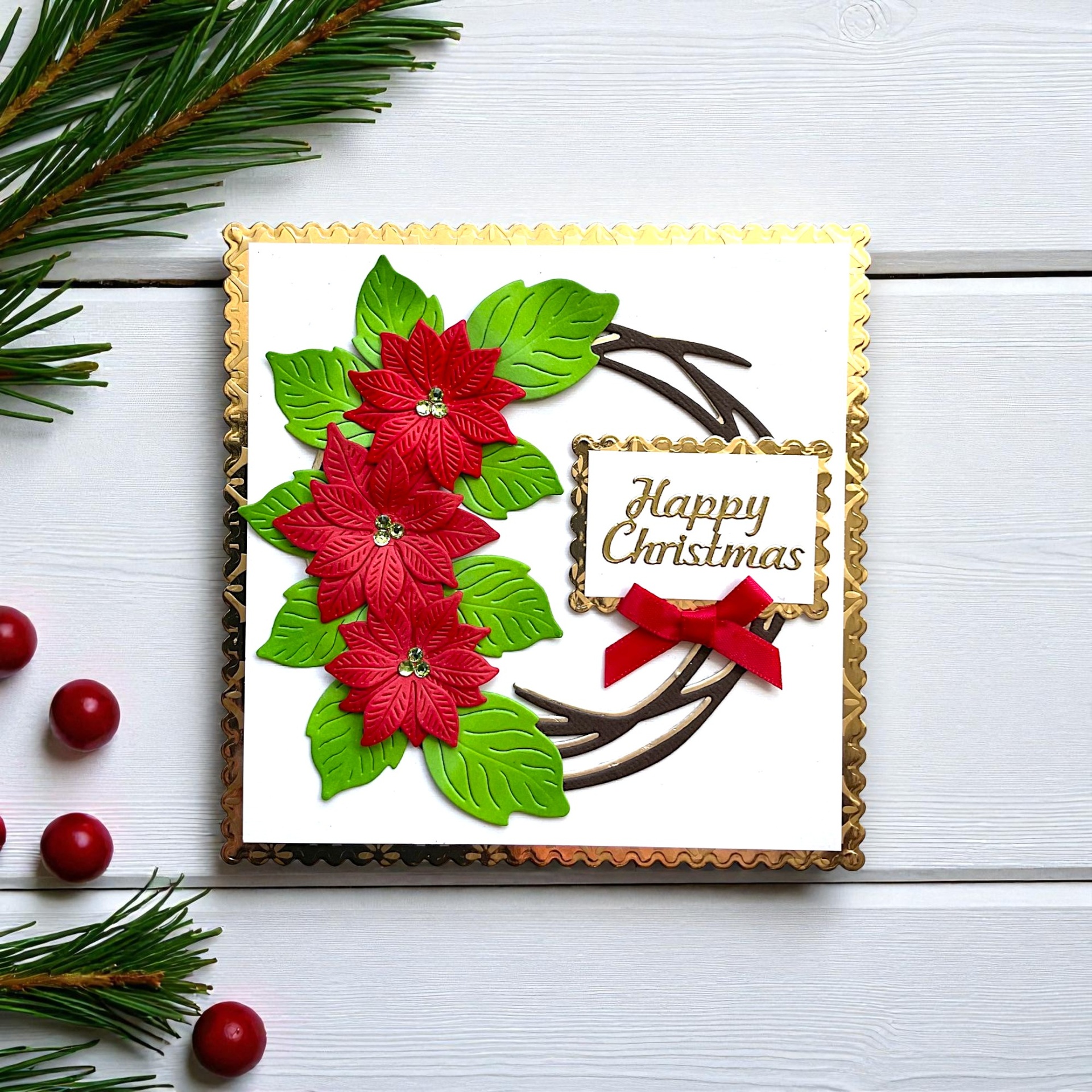 Sweet Dixie Layered Poinsettias die set - Image 4