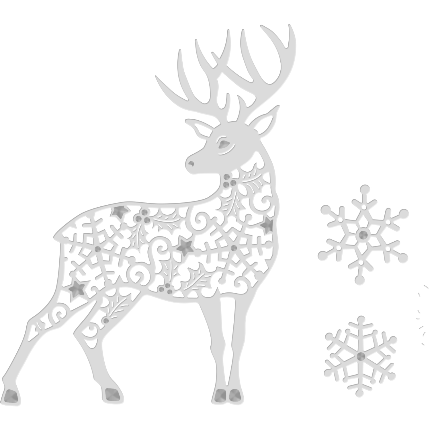 Sweet Dixie Filigree Reindeer die set