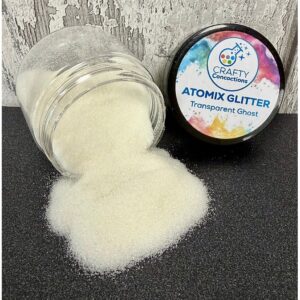 Crafty Concoctions Atomix Glitter Transparent Ghost