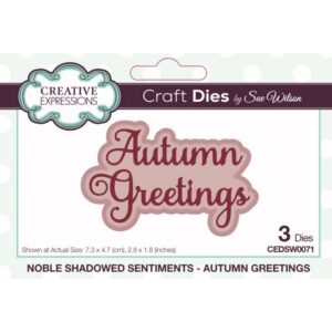 Sue Wilson - Autumn Greetings Die Set