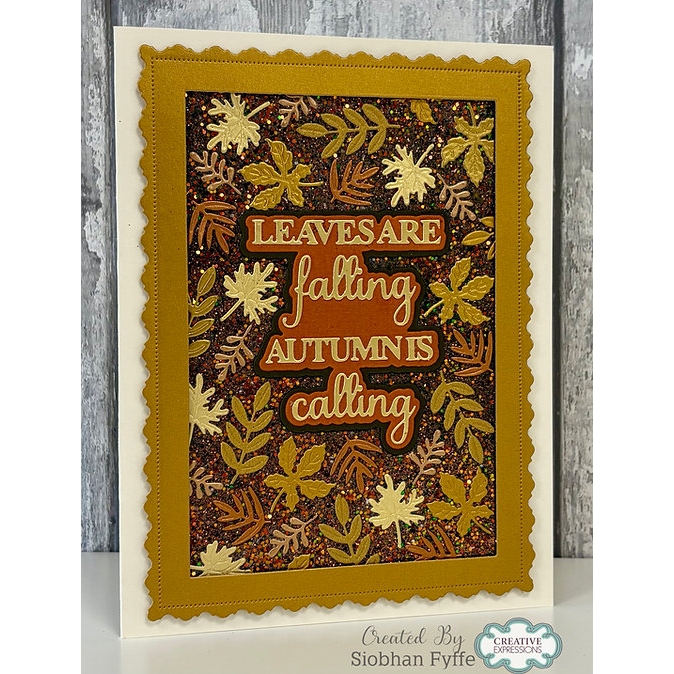Sue Wilson - Leaves Are Falling Autumn Is Calling Die Set - Image 5