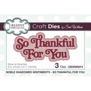 Sue Wilson - So Thankful For You Die Set