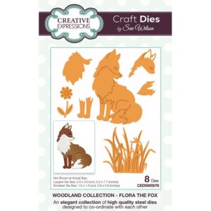 Sue Wilson - Flora the Fox Die Set