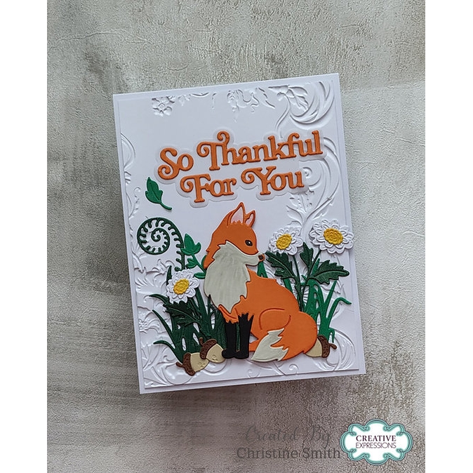 Sue Wilson - Flora the Fox Die Set - Image 4