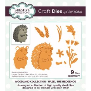 Sue Wilson - Hazel the Hedgehog Die Set