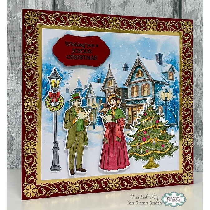 Jamie Rodgers Crafts - Carol Singers DL Stamp Set - Image 4